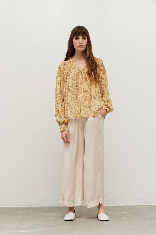 Ditsy Chiffon Blouse