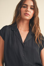 Load image into Gallery viewer, Black Button Down

