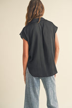 Load image into Gallery viewer, Black Button Down
