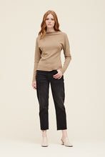 Load image into Gallery viewer, Taupe Waffle Knit Top
