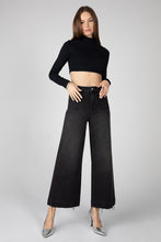 Load image into Gallery viewer, Black Wide Leg Jean
