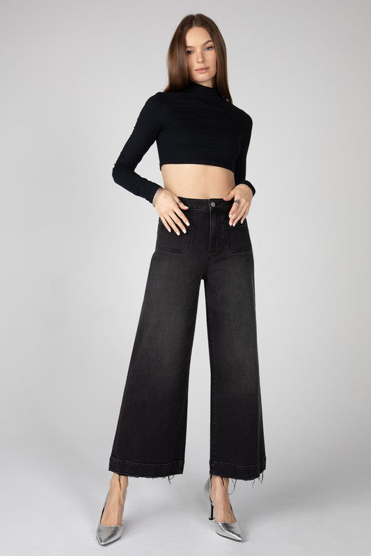 Black Wide Leg Jean