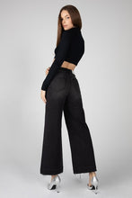 Load image into Gallery viewer, Black Wide Leg Jean
