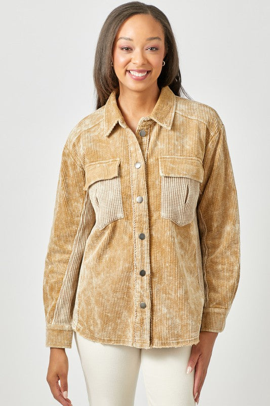 Honey Corduroy Jacket