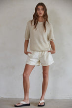 Load image into Gallery viewer, Oatmeal Leona Sweater Top
