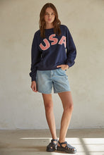 Load image into Gallery viewer, Navy USA Crewneck
