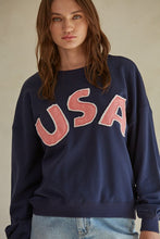 Load image into Gallery viewer, Navy USA Crewneck
