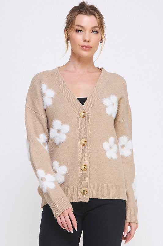 Oat Floral Sweater