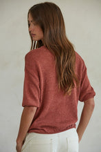 Load image into Gallery viewer, Red Leona Sweater Top
