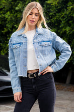 Load image into Gallery viewer, Pearl Denim Jacket

