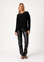 Load image into Gallery viewer, Black Twist Sweater

