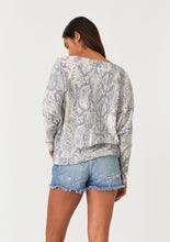 Load image into Gallery viewer, Snakeprint Boatneck Sweater
