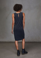 Load image into Gallery viewer, Black Wrap Midi Dress
