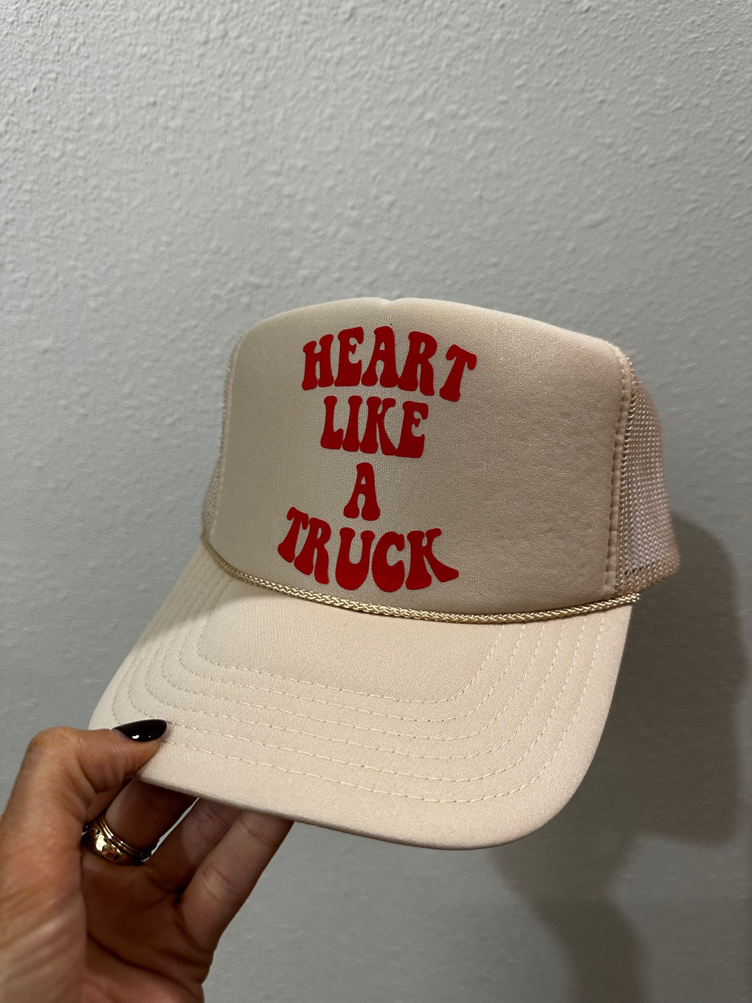 Heart Like A Truck Trucker Hat