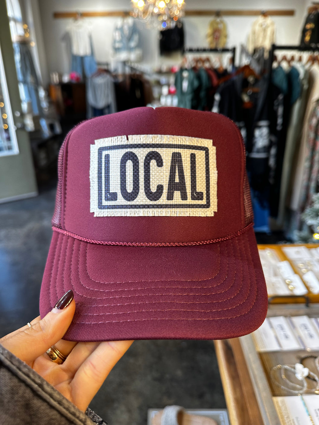 Maroon Local Trucker Hat