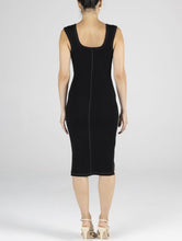 Load image into Gallery viewer, Black Ribbed Knit Dress
