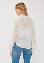 Load image into Gallery viewer, Gina Tie Front Blouse
