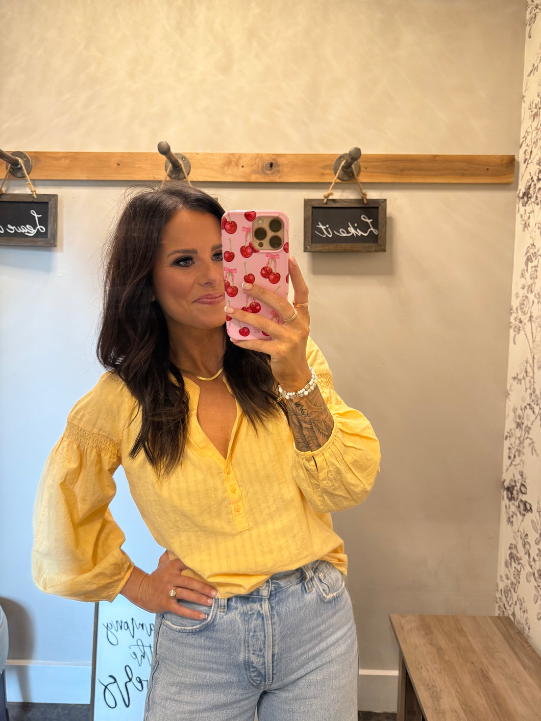 Yellow Blouse