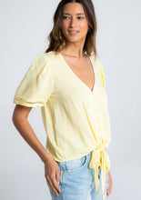 Load image into Gallery viewer, Daffodil Tie Top
