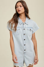 Load image into Gallery viewer, Light Denim Romper
