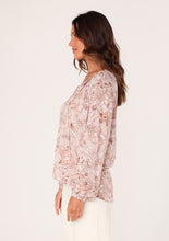Load image into Gallery viewer, Pink Floral Blouse
