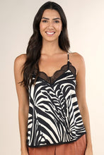 Load image into Gallery viewer, Zebra LS Cami
