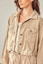Load image into Gallery viewer, Taupe Denim Jacket
