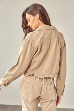 Load image into Gallery viewer, Taupe Denim Jacket
