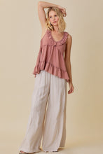 Load image into Gallery viewer, Dark Mauve Sleeveless Top
