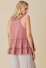 Load image into Gallery viewer, Dark Mauve Sleeveless Top
