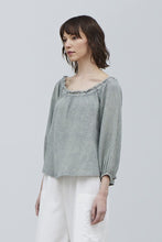 Load image into Gallery viewer, Washed Eucalyptus Blouse

