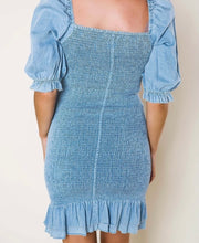 Load image into Gallery viewer, Denim Smocked Dress
