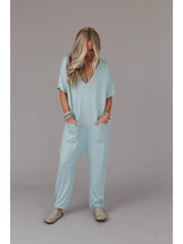 Load image into Gallery viewer, Seafoam Harem Jumpsuit
