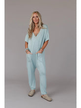 Load image into Gallery viewer, Seafoam Harem Jumpsuit
